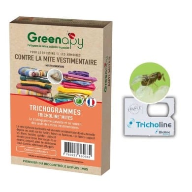 Anti-mites des vêtements - Trichogramme 4 diffuseurs