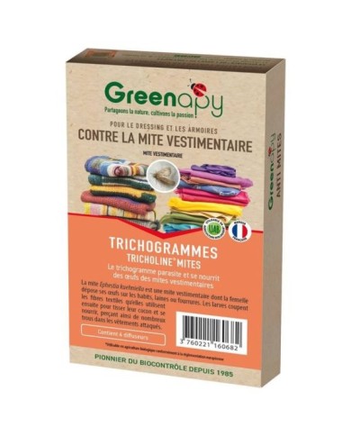 Anti-mites des vêtements - Trichogramme 4 diffuseurs