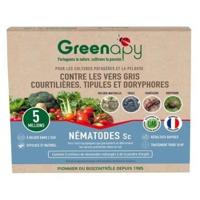 Nématodes Sc 5 M, anti vers gris et doryphores