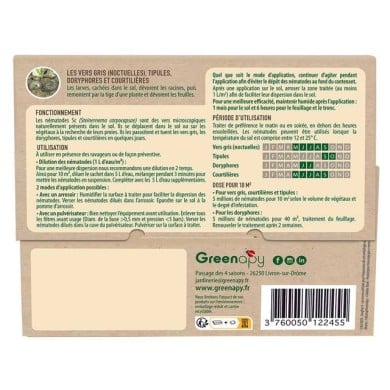 Nématodes Sc 5 M, anti vers gris et doryphores