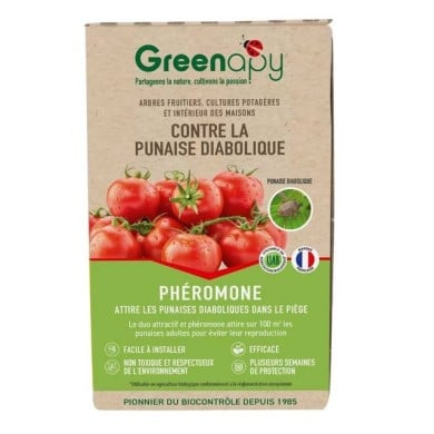 Punaises diaboliques : Phéromones Halyomorpha halys - 2 capsules