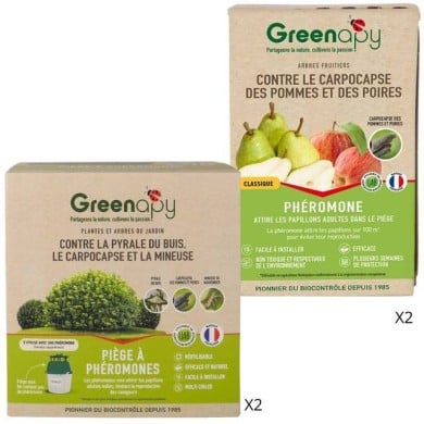 Kit contre le carpocapse des pommes et poires - Verger