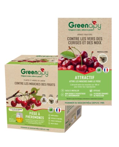 Kit piège mouche de la cerise - Petit jardin